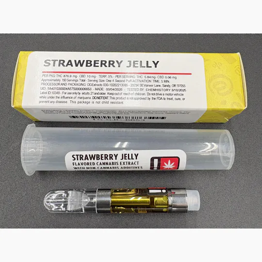 Hoodview Cannabis - Terp Smackers | Strawberry Jelly Cartridge 1g - 1
