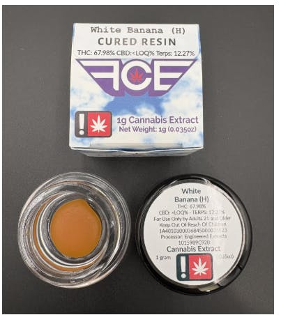 Hoodview Cannabis - First Class | White Banana Live Resin 1g - 1