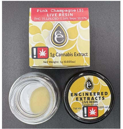 Hoodview Cannabis - Engineered Extracts | Pink Champagne Live Resin 1g - 1