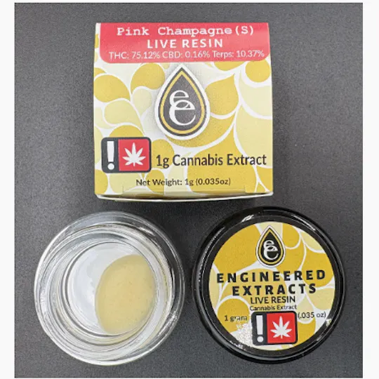 Hoodview Cannabis - Engineered Extracts | Pink Champagne Live Resin 1g - 1