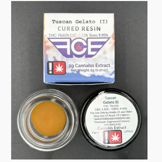 Hoodview Cannabis - First Class | Tuscan Gelato Live Resin 2g - 1