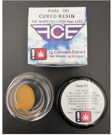 Hoodview Cannabis - First Class | Dudz Live Resin 1g - 1