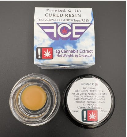 Hoodview Cannabis - First Class | Frosted C Live Resin 1g - 1