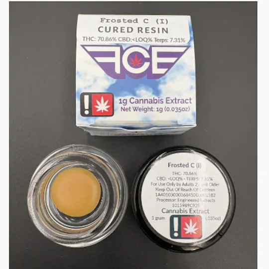 Hoodview Cannabis - First Class | Frosted C Live Resin 1g - 1