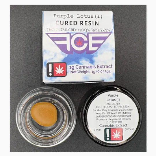 Hoodview Cannabis - First Class | Purple Lotus Live Resin 1g - 1