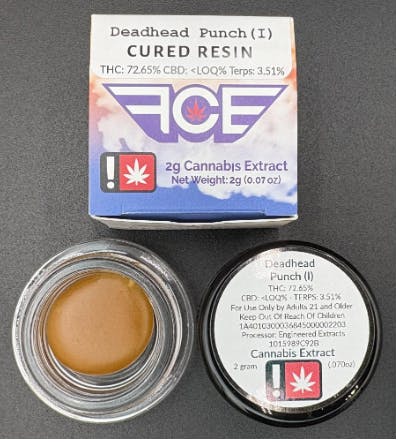 Hoodview Cannabis - First Class | Deadhead Punch Live Resin 2g - 1