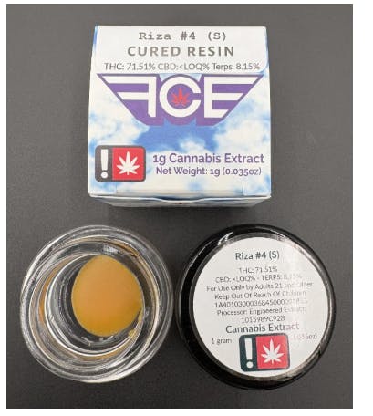 Hoodview Cannabis - First Class | Riza #4 Live Resin 1g - 1