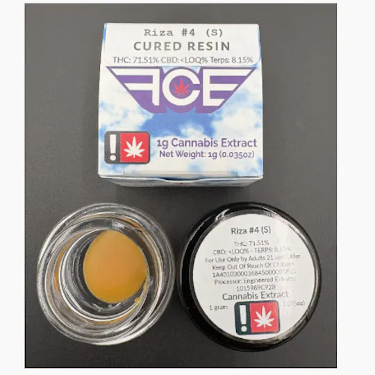 Hoodview Cannabis - First Class | Riza #4 Live Resin 1g - 1