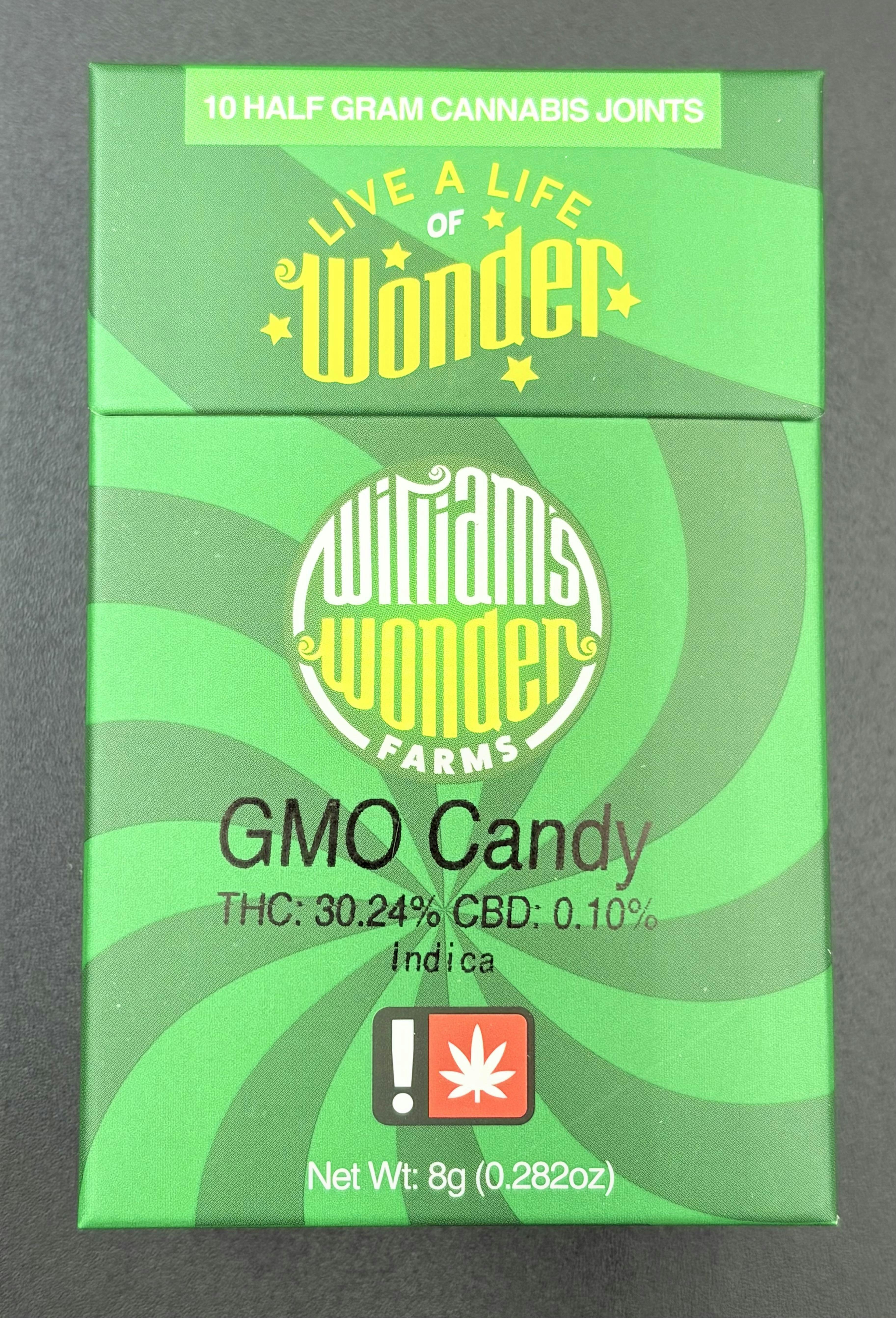 Hoodview Cannabis - WillIams Wonder | GMO Candy Pre Roll .5g- 10pk - 1