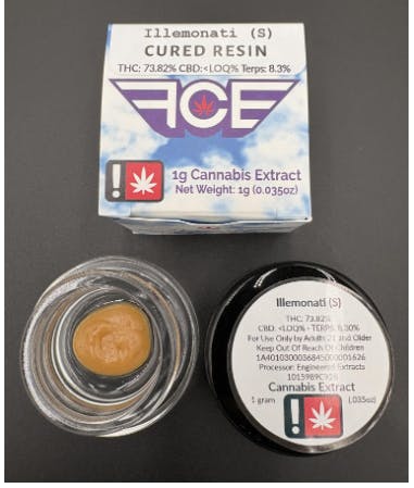 Hoodview Cannabis - First Class | Illemonati Live Resin 2g - 1