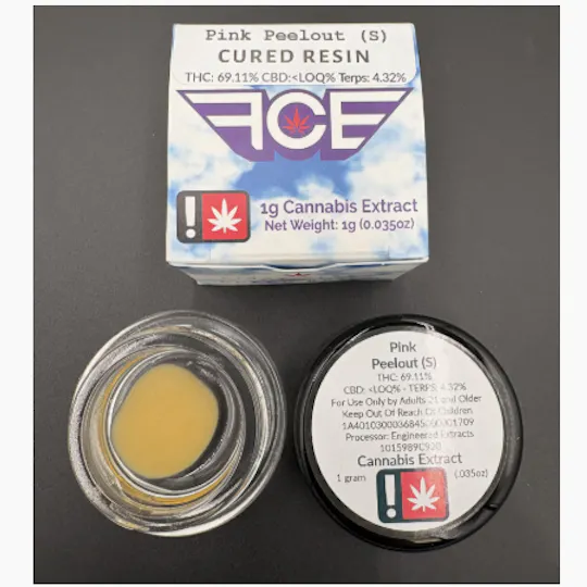 Hoodview Cannabis - First Class | Pink Peelout Live Resin 1g - 1