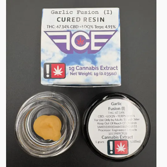 Hoodview Cannabis - First Class | Garlic Fusion Live Resin 1g - 1
