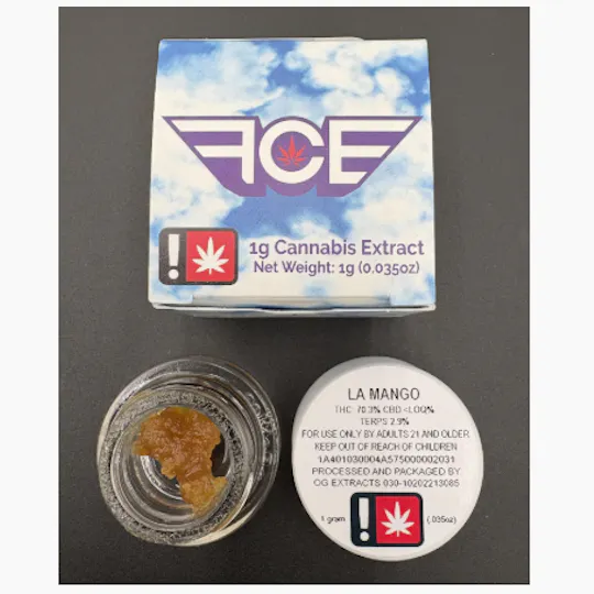 Hoodview Cannabis - First Class | LA Mango Live Resin 1g - 1