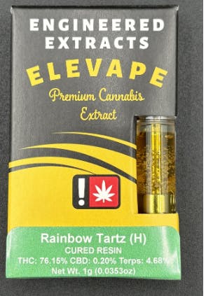 Hoodview Cannabis - Elevape | Rainbow Tartz Cartridge 1g - 1