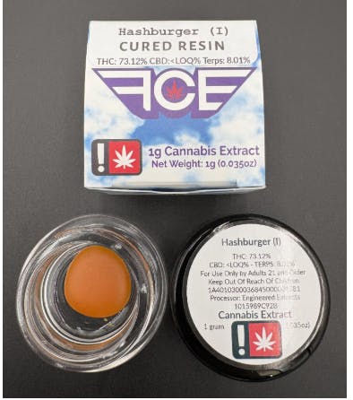 Hoodview Cannabis - First Class | Hashburger Live Resin 1g - 1