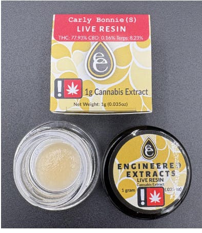 Hoodview Cannabis - Engineered Extracts | Carly Bonnie Live Resin 1g - 1