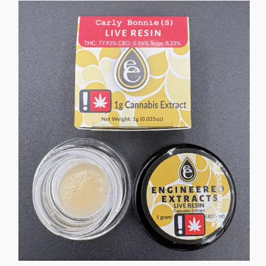 Hoodview Cannabis - Engineered Extracts | Carly Bonnie Live Resin 1g - 1