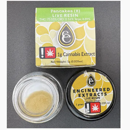 Hoodview Cannabis - Engineered Extracts | Pancakes Live Resin 1g - 1