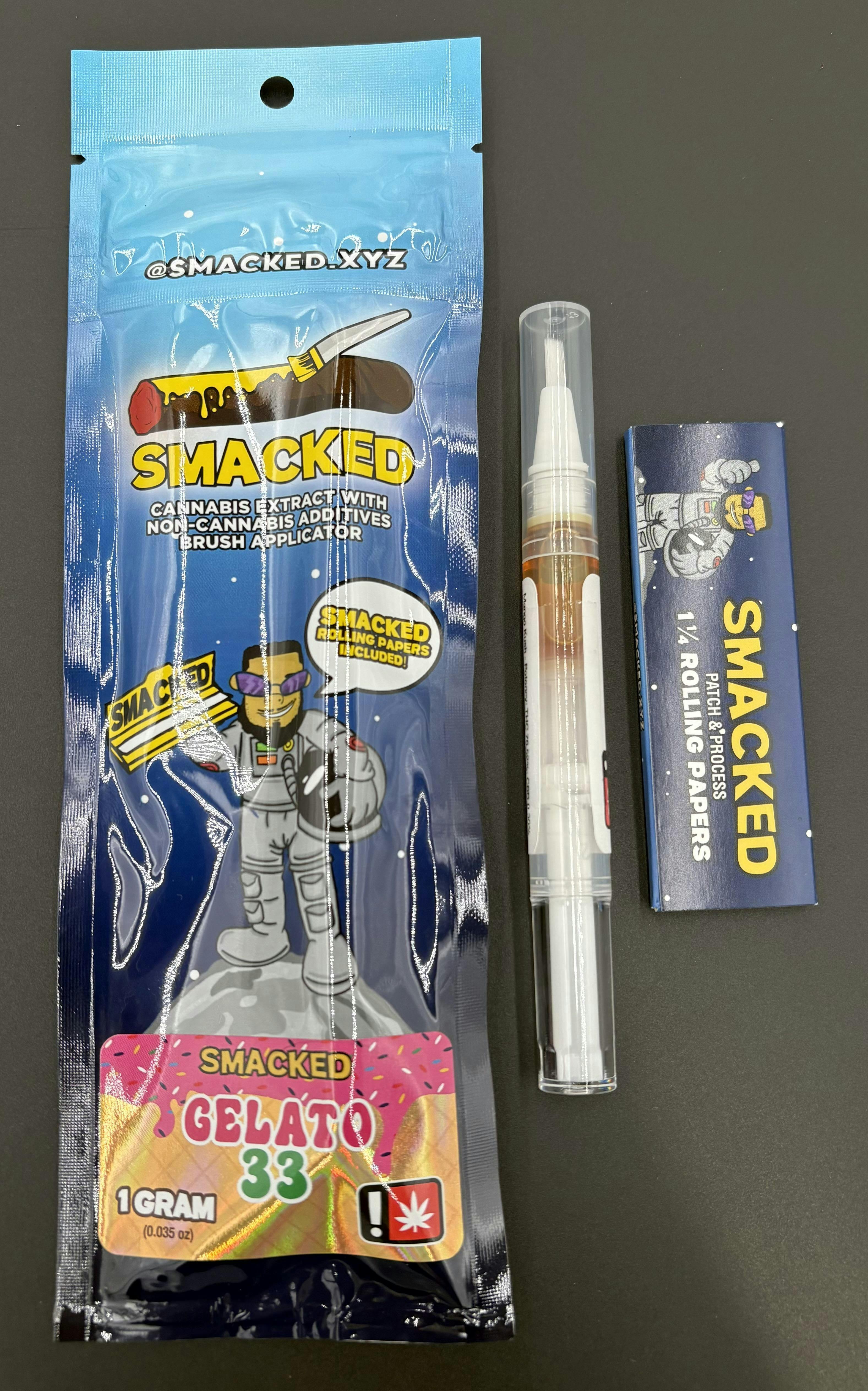 Hoodview Cannabis - Synergy Smacked | Gelato 33 Syringe 1g - 1