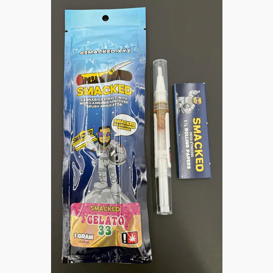 Hoodview Cannabis - Synergy Smacked | Gelato 33 Syringe 1g - 1