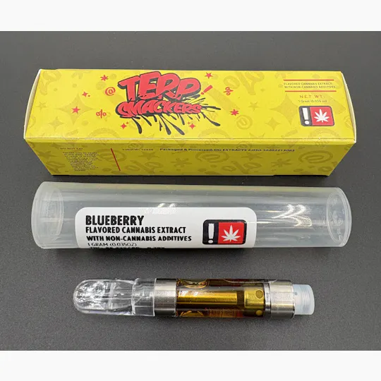 Hoodview Cannabis - Terp Smackers | Blueberry Cartridge 1g - 1