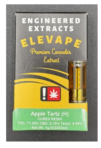 Hoodview Cannabis - Elevape | Apple Tartz Live Resin Cartridge 1g - 1
