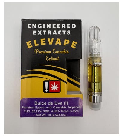 Hoodview Cannabis - Elevape | Dulce De Uva Live Resin Cartridge 1g - 1