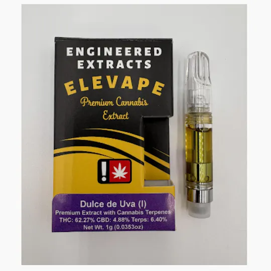 Hoodview Cannabis - Elevape | Dulce De Uva Live Resin Cartridge 1g - 1