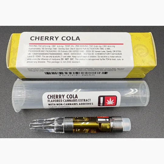 Hoodview Cannabis - Terp Smackers | Cherry Cola Cartridge 1g - 1