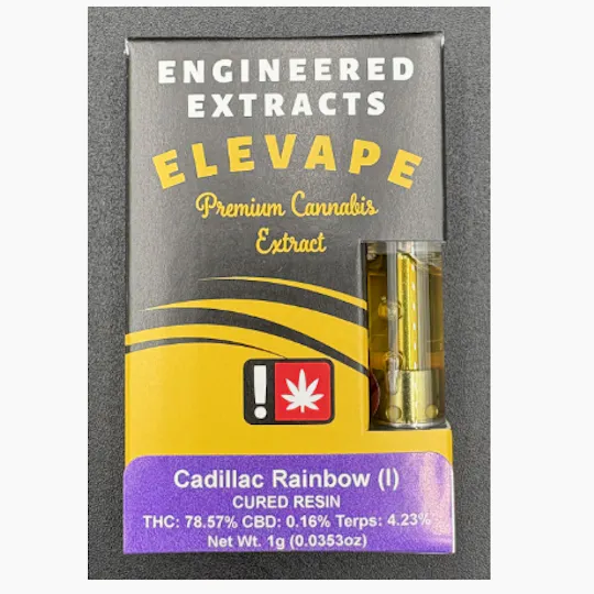 Hoodview Cannabis - Elevape | Cadillac Rainbow Live Resin Cartridge 1g - 1