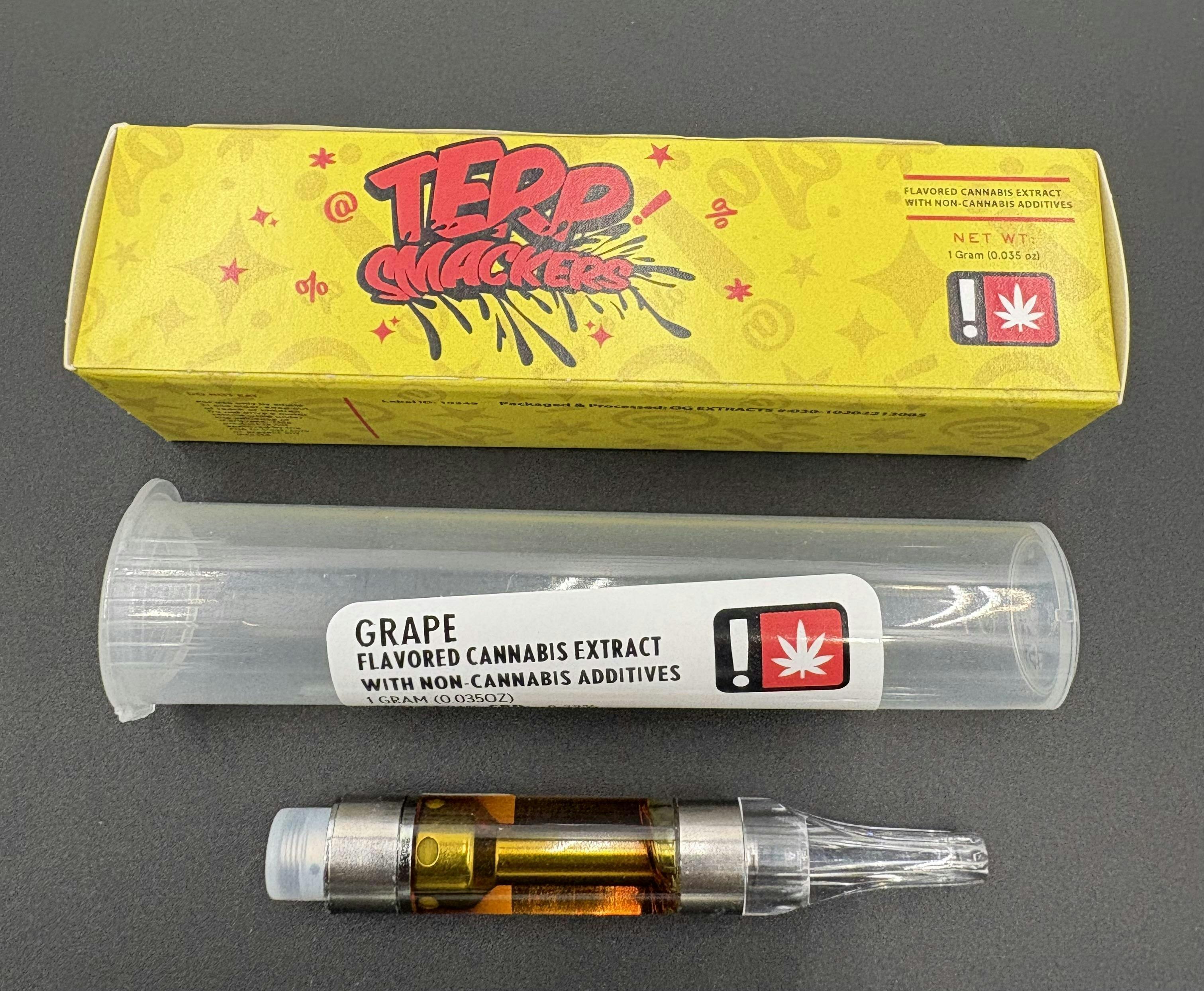 Hoodview Cannabis - Terp Smackers | Grape Cartridge 1g - 1