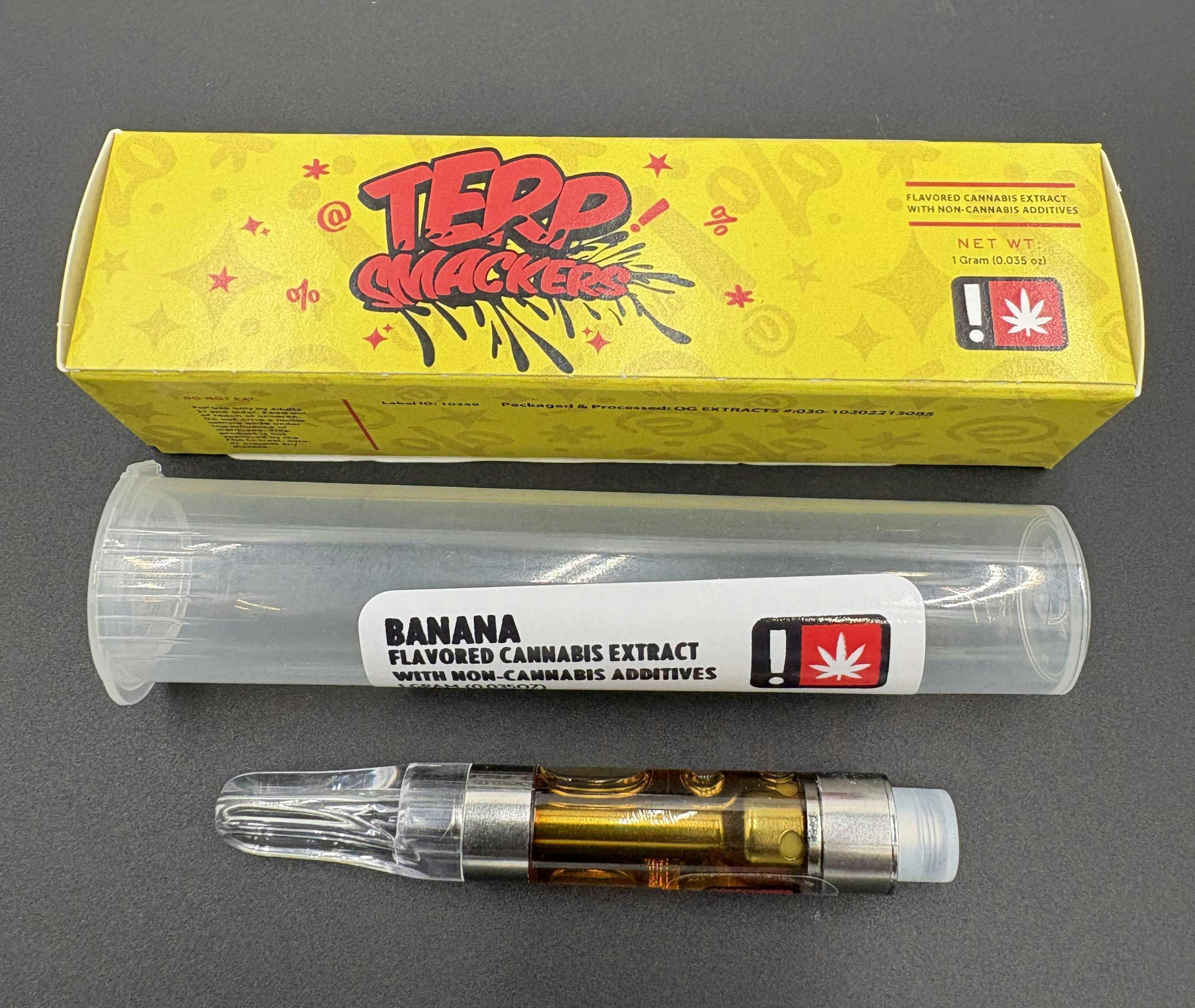 Hoodview Cannabis - Terp Smackers | Banana Cartridge 1g - 1