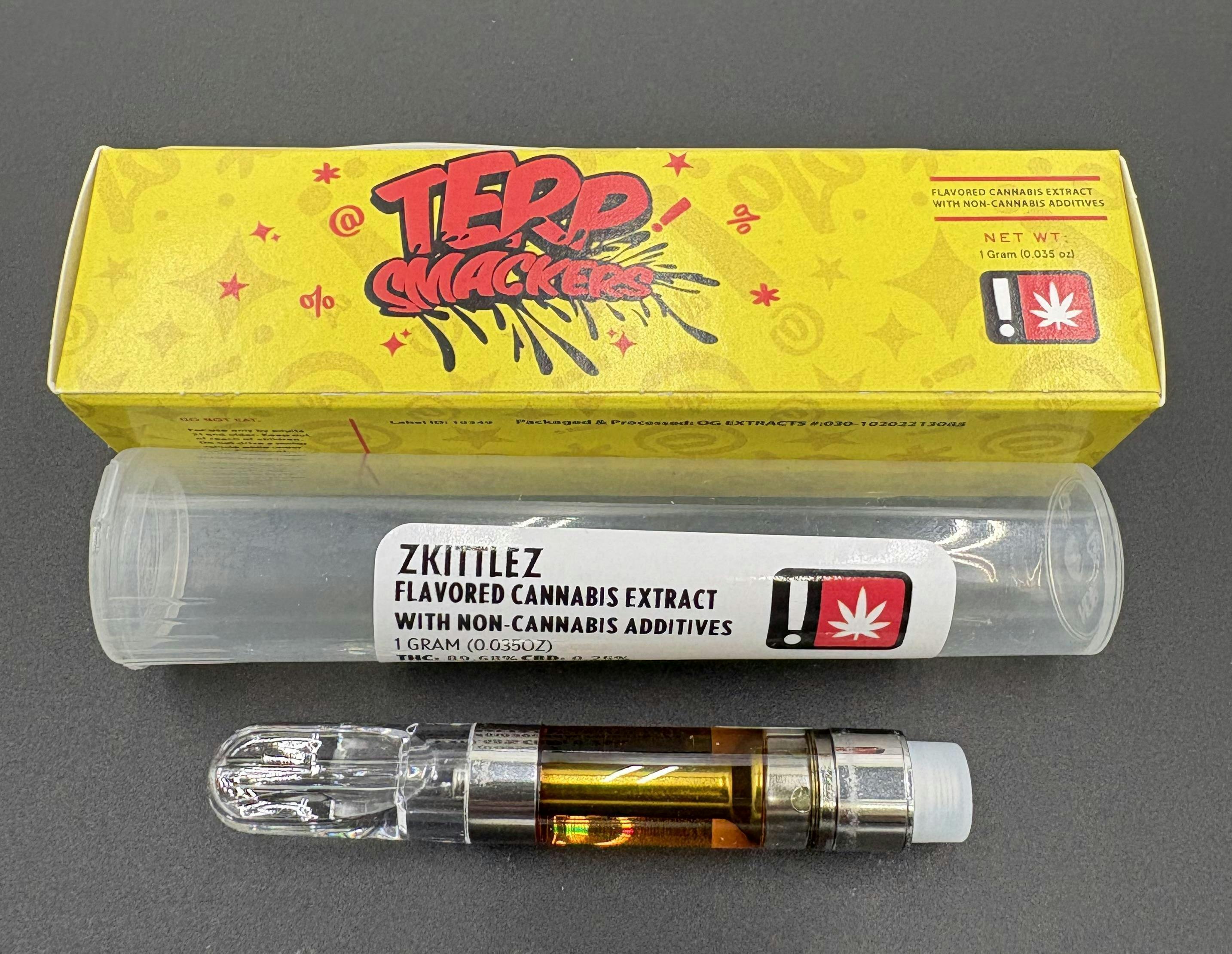 Hoodview Cannabis - Terp Smackers | Zkittlez Cartridge 1g - 1