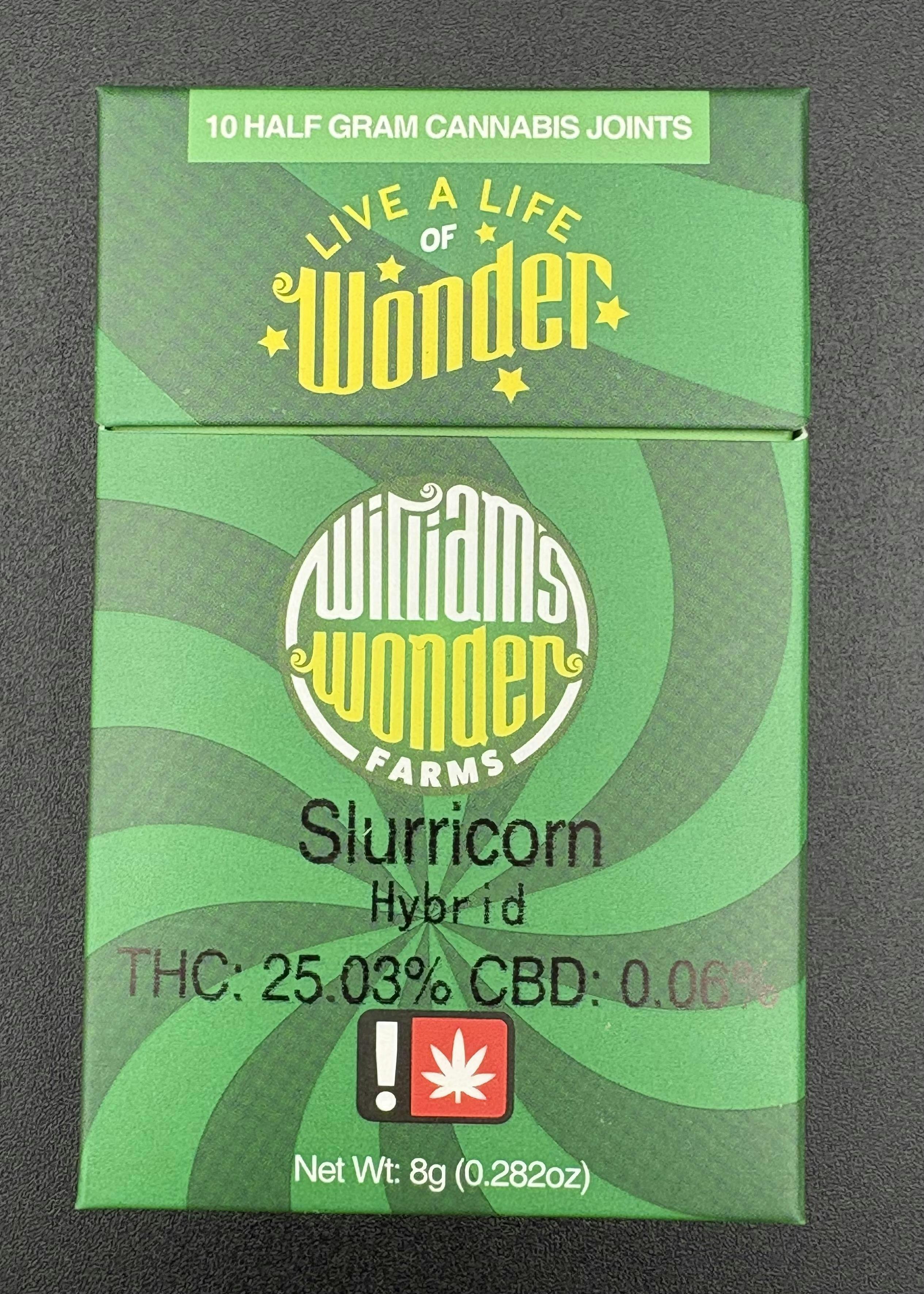 Hoodview Cannabis - WillIams Wonder | Slurricorn Pre Roll .5g- 10pk - 1