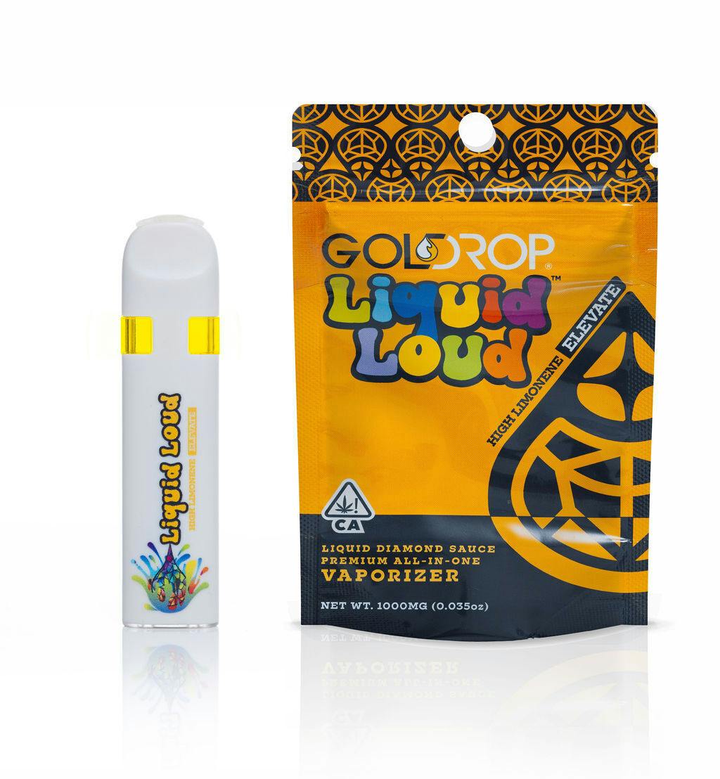 GoldDrop - Liquid Loud: Sour Peaches AIO – 1g - 1