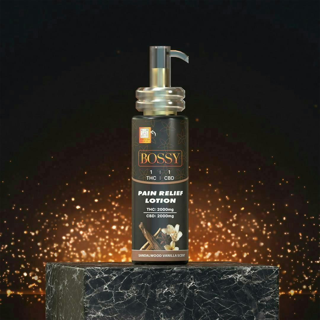 Bossy - Bossy | Sandalwood Vanilla Pain Relief 1:1 | Topicals Cream | 2000mg:2000mg - 1