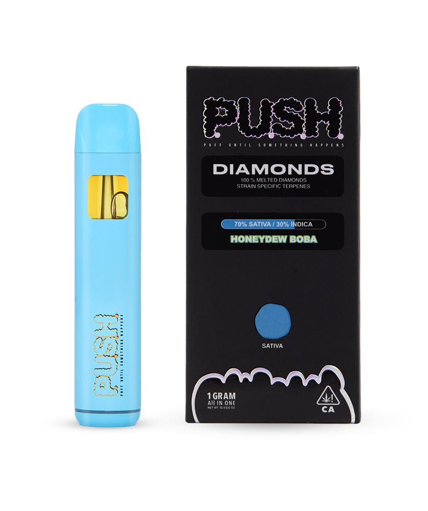 PUSH - Honeydew Boba 1g Diamonds All In One - 1