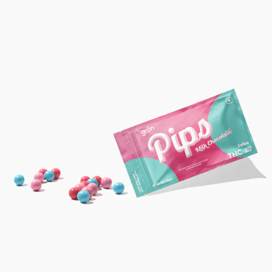 Grön Edibles - Pips | Milk Chocolate | Sativa | 100mg THC | 20pk - 1