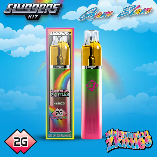 Sluggers Hit - Sluggers - Watermelon Zkittles AIO Vape - 2g - 1