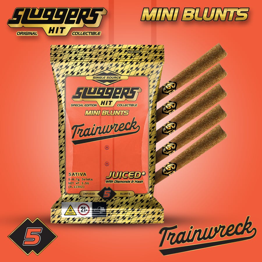 Sluggers Hit - Sluggers - Trainwreck Infused Mini Blunts 3.5g - 5pk - 1
