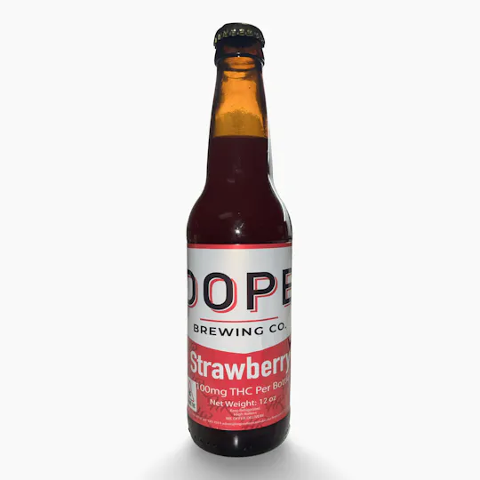 Indico - Dope Brewing Co. - 100mg Strawberry Soda - 1