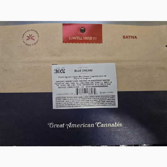 Lowell Herb Co. - Lowell LITTLES Blue Dream 14g - 1
