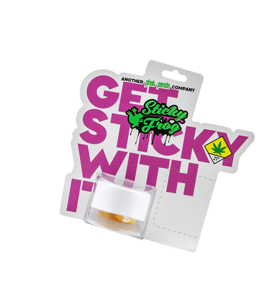 Sticky Frog Extracts - Sticky Frog | Raspberry Burger | Live Resin Sugar | 1g - 1