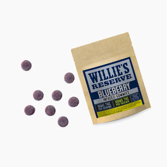 Willie's Reserve - Blueberry – Gummies – 10g – 10pk - 1