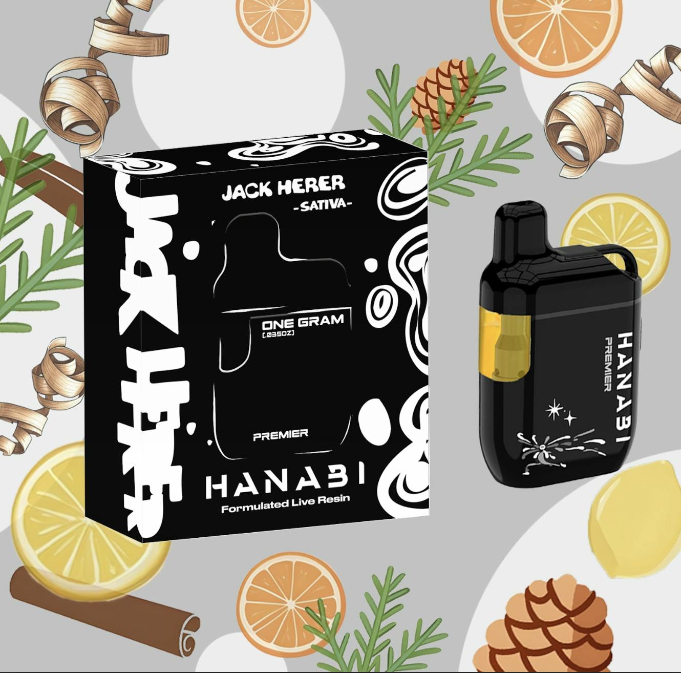 Hanabi - Hanabi | Jack Herer | Premier Disposable | 1g - 1