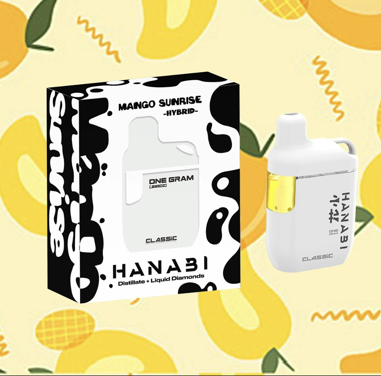 Hanabi - Hanabi | Mango Sunrise | Classic Disposable | 1g - 1