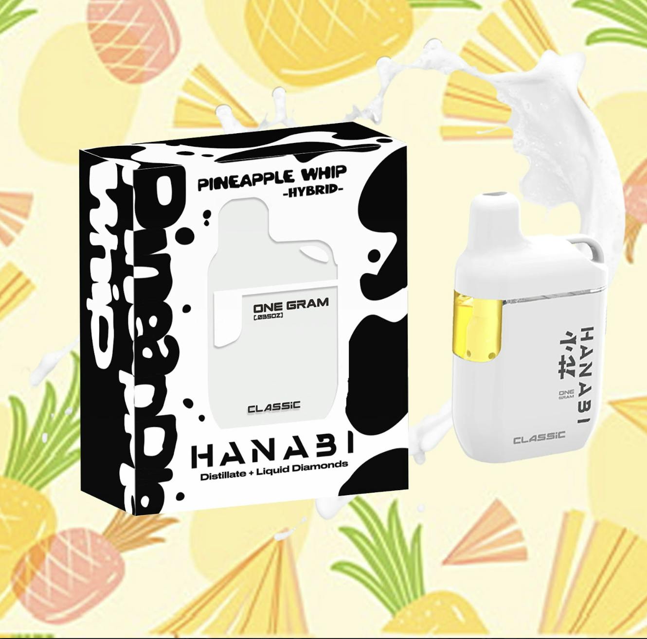 Hanabi - Hanabi | Pineapple Whip | Classic Disposable | 1g - 1