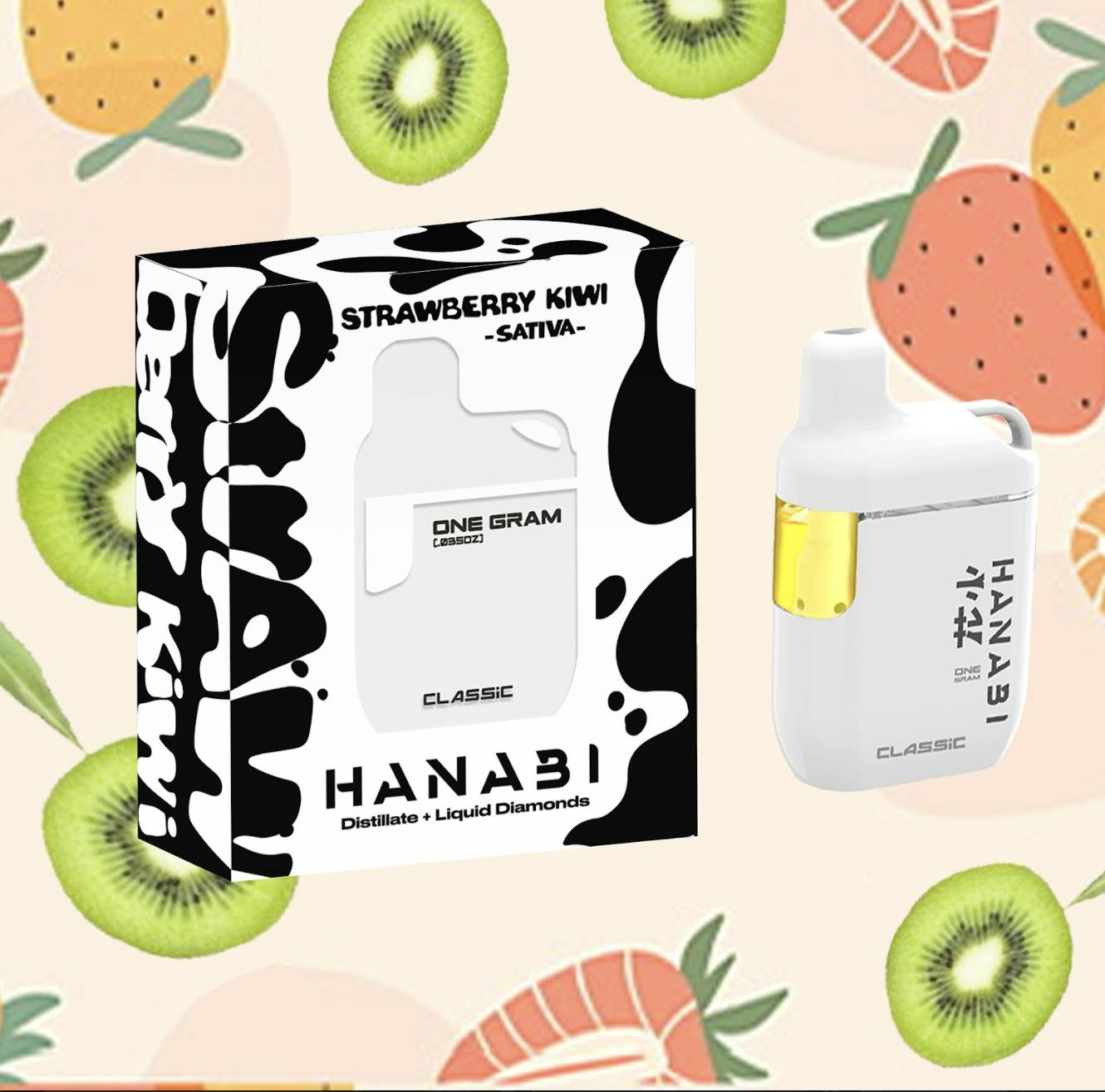 Hanabi - Hanabi | Strawberry Kiwi | Classic Disposable | 1g - 1
