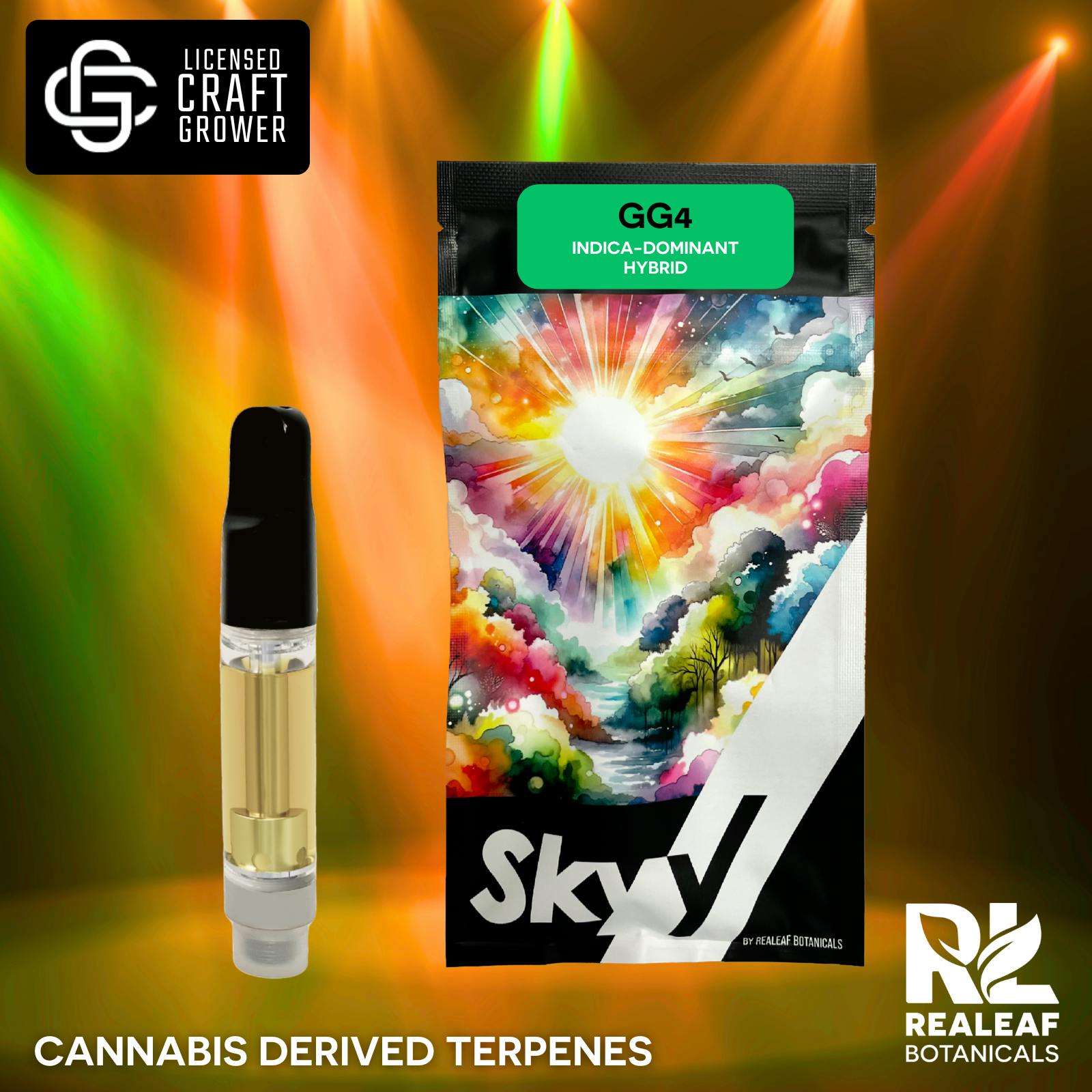 Realeaf Botanicals - GG4 Vape Cartridge 1g - 1
