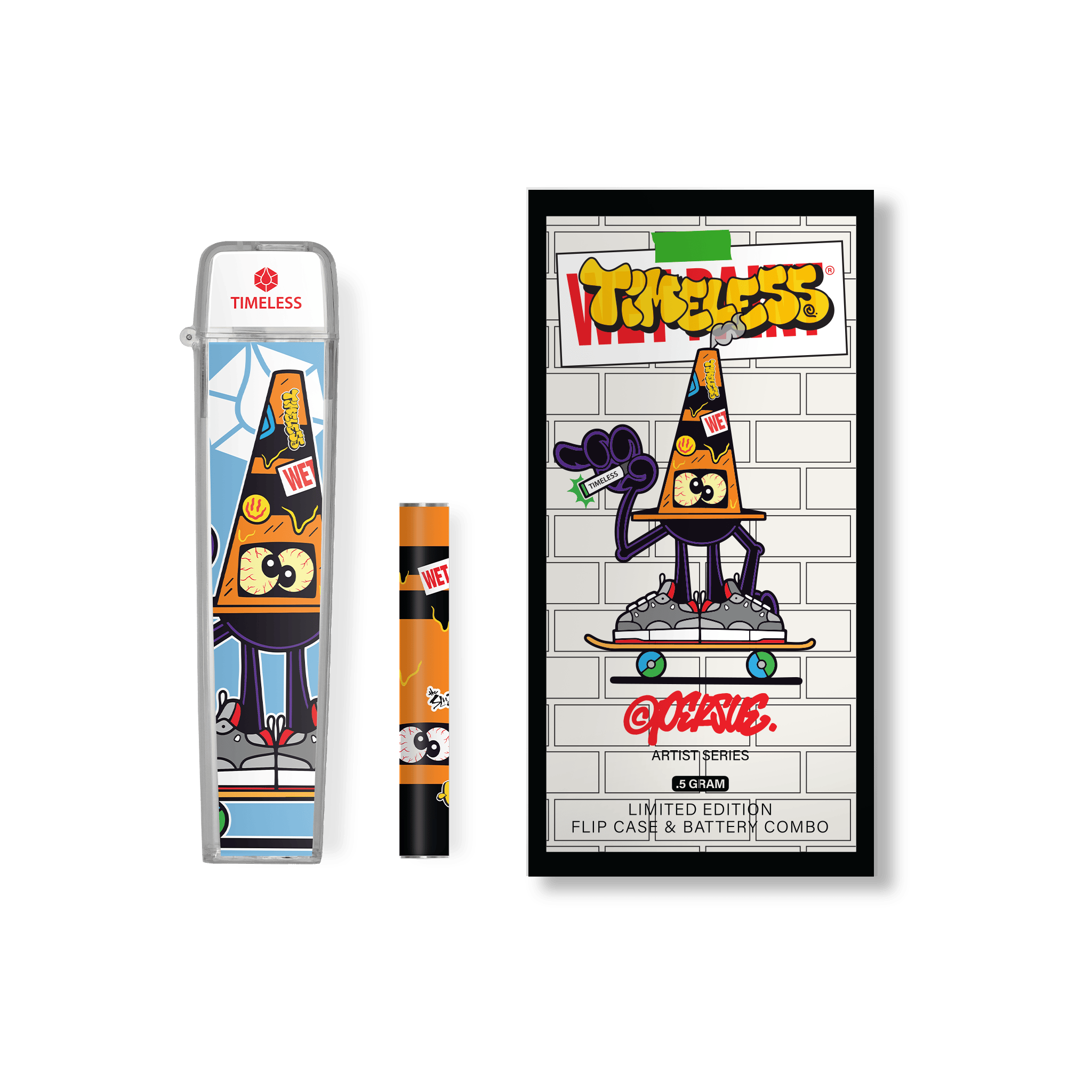 Timeless Vapes - Persue Flip Case & Battery Combo | Battery | 0.5g - 1